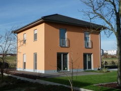 Musterhaus Gartenseite
